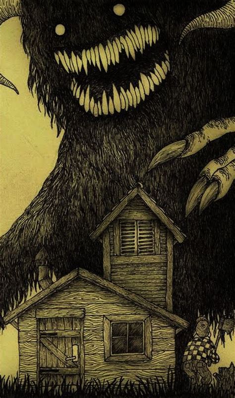 Post It Monstre By John Kenn Mortensen Scary Art Creepy Art