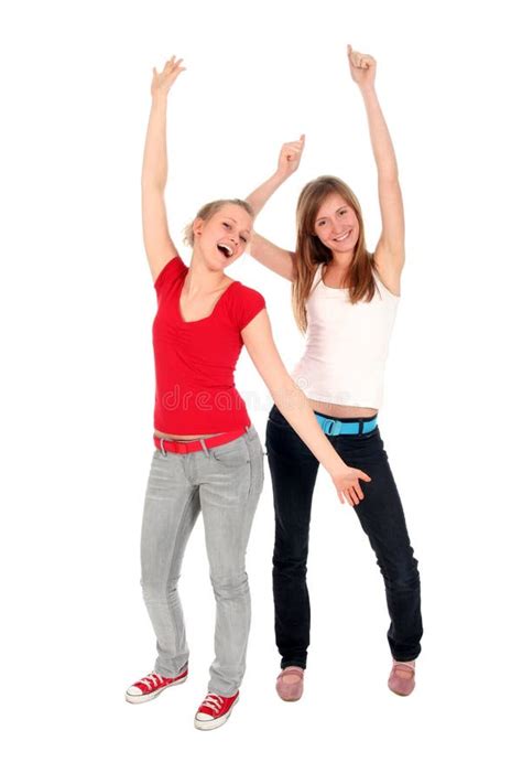 Women Dancing Stock Image Image Of Happiness Outstretched 4085367