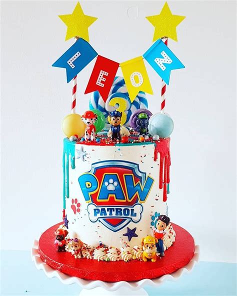 Another Adorable Paw Patrol Cake For A 3rd Birthday With Brownie Oreo