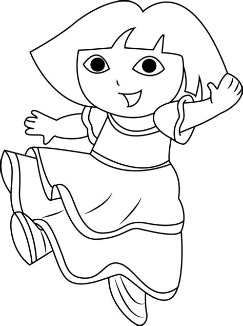 Dora Coloring Pages Pdf Ideas Free Coloring Sheets Desenho Da Dora