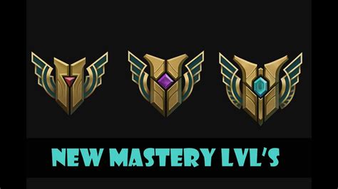 League Of Legends New Mastery Levels Animations Youtube