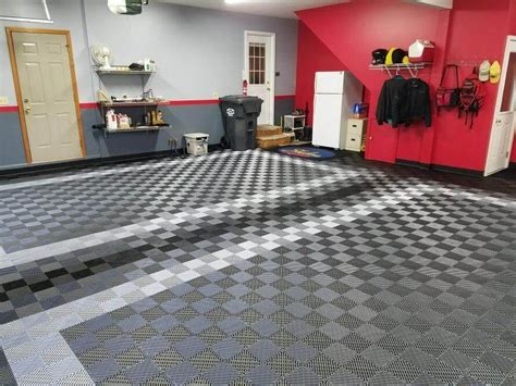 What An Awesome Garage Floor Tile Project Awesomegarages