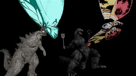 Legendary Godzilla Vs Heisei Godzilla Relationship With Mothra Rgodzilla