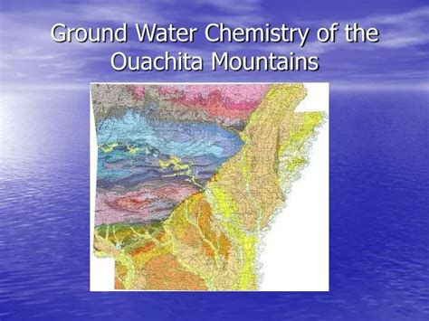 Ppt Ground Water Chemistry Of The Ouachita Mountains Powerpoint
