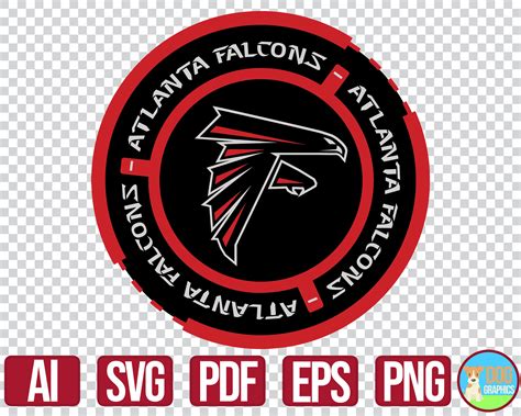 Atlanta Falcons Svg Nfl Football Sports Logo For Cricut Etsy