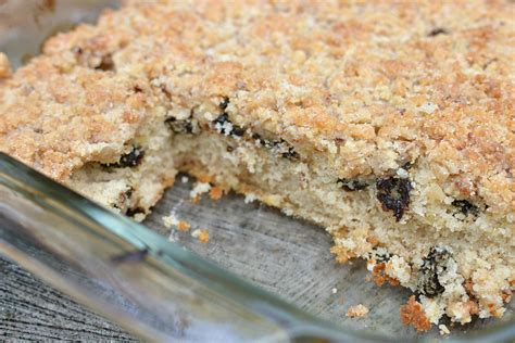 Almond Crumble Coffee Cake With California Dried Plums Three