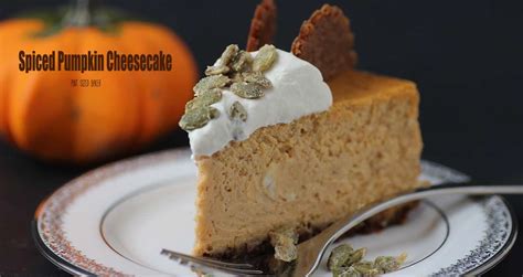 Fancy Pumpkin Spice Cheesecake Recipe With Ginger Cookie Crust