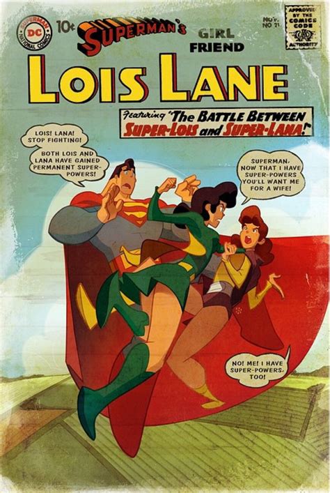 Lois Lane 21 Superman And Lana Lang By Sean Galloway Superhero