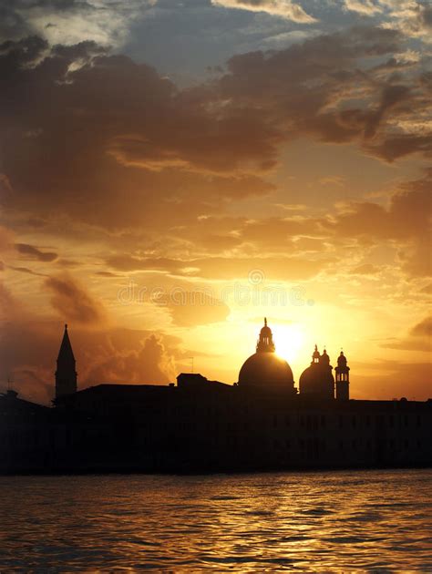 Venice Italy Sunrise Stock Image Image Of Della Bronze 73022307