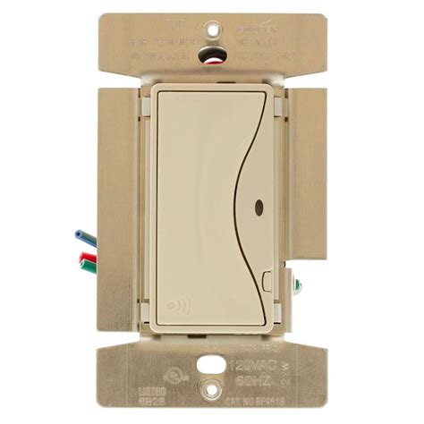 Eaton Aspire 8 Amp Rf Single Pole Wireless Light Switch Desert Sand