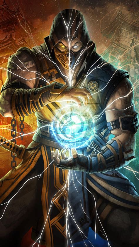 Mortal kombat is an american media franchise centered on a series of video games, originally developed by midway games in 1992. Character from Mortal Kombat Scorpion Wallpaper 4k Ultra ...