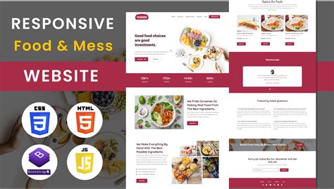 Amazing Responsive Food And Restaurant Website Using Bootstrap 5
