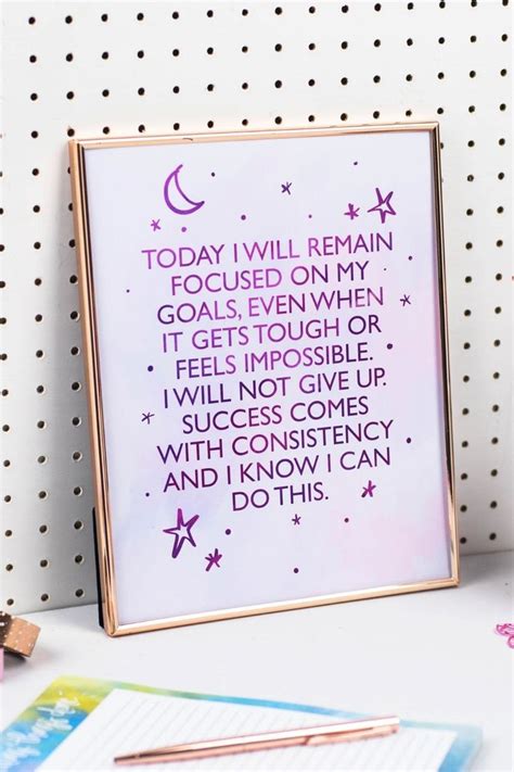 DAILY MANTRA PRINT Quote Prints Daily Mantra Inspirational Quotes