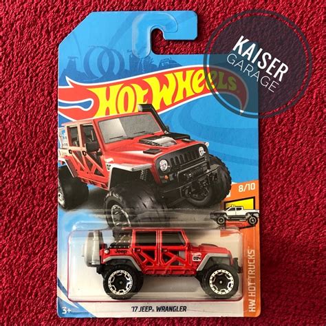 Hot Wheels ‘17 Jeep Wrangler Red Shopee Malaysia