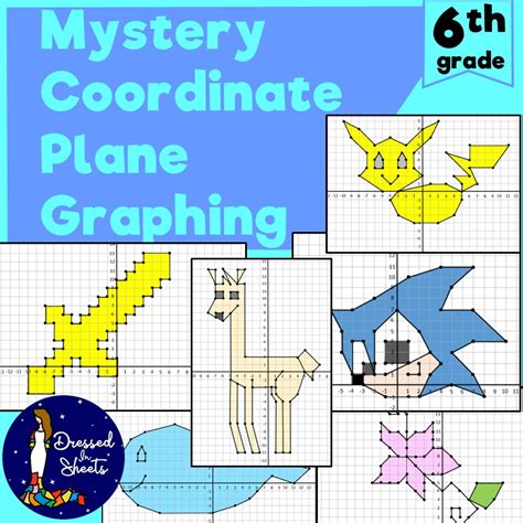 Mystery Free Printable Coordinate Graphing Pictures Worksheets