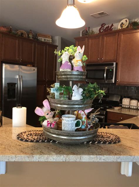 My Easter 3 Tier Galvanized Tray Love Decorating This Tray With The