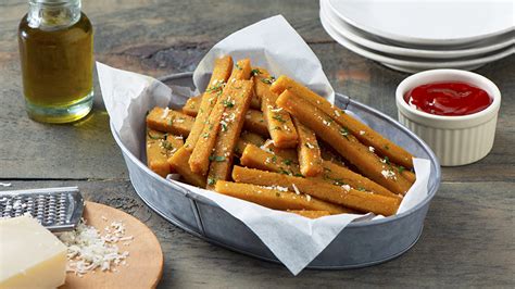 They make a great side dish as well as a tasty snack for anytime of the once polenta fries have been cut, spray air fryer basket with cooking spray. Polenta Fries - Better Than Bouillon