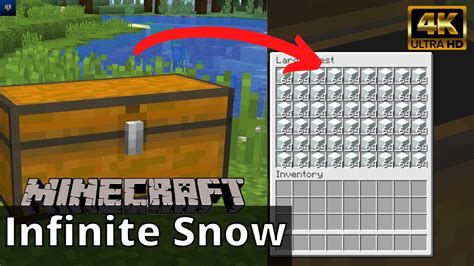How To Make A Snow Generator In Minecraft Infinite Snow L