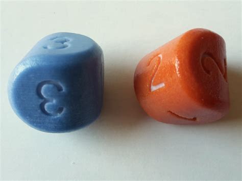 New 2 Sided And 3 Sided Dice Shapeways 3d Printing Forums