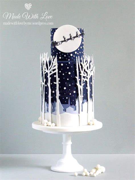 Pin By Lubina De Leeuw On Ideeen Diverse Taarten Winter Wedding Cake