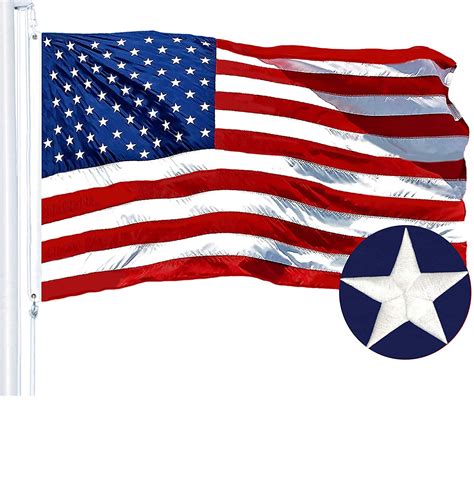 G128 American Flag Usa Us Flag 3x5 Ft Deluxe Embroidered Stars Sewn