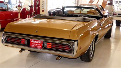 1972 Mercury Cougar Xr 7 5303 Miles Gold Convertible 351 Automatic