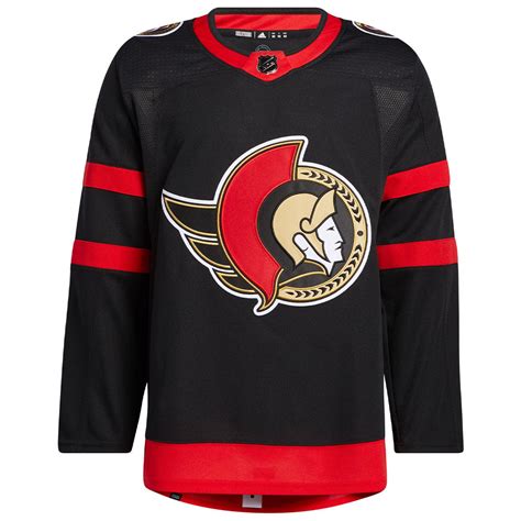 Ottawa Senators Adidas Adizero Primegreen Authentic Black Home Jersey
