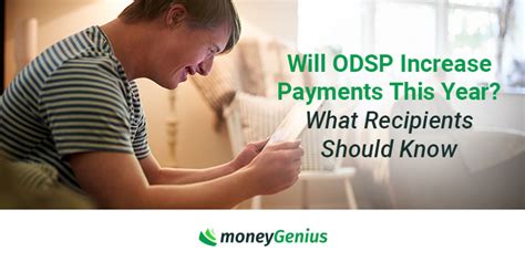 Will Odsp Increase Payments This Year What Recipients Should Know