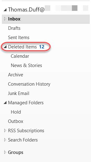 Marking Unread Deleted Emails In Outlook As Read One Minute Office Magic