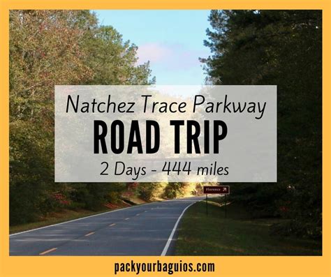 Natchez Trace Parkway Road Trip