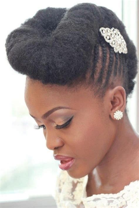 It is easy to do this wedding hairstyle for black women and looks very chic. 17 Best images about #TeamNatural - Wedding Styles on ...