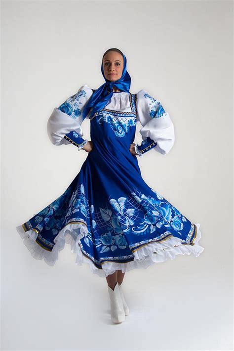 Russian Women Dance Costume Alyonushka Female Stage Dress In Etsy Dance Costumes Russian