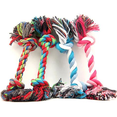 Buy New Cotton Rope Pet Dog Toys Puppy Cotton Chew