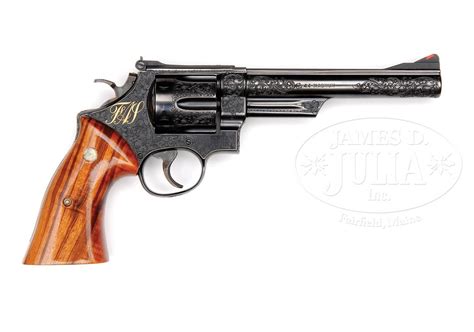 Rare Engraved Smith And Wesson Model 29 2 Da Revolver That Belonged To