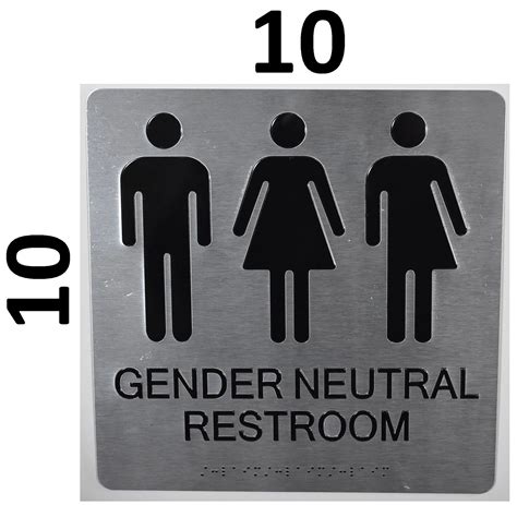 How To Design Signs For The Gender Neutral Toilet Of
