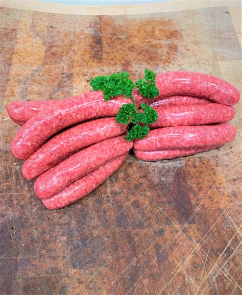 Beef Sausages With Sweet Chilli Sauce Gf Masseys Butchers Butchers