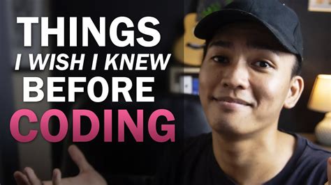 5 Things I Wish I Knew Before I Started Programming Youtube