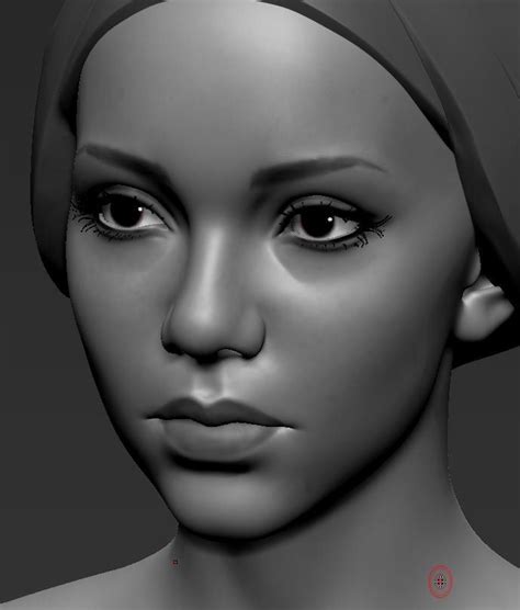 3d Modeling Face Reference Female Head 5 3d Print Model Face