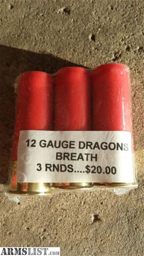 Armslist For Sale Gauge Dragon S Breath Ammo Rounds