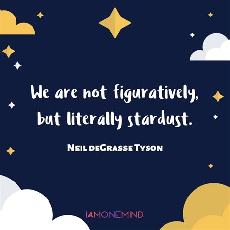 We Are Not Figuratively But Literally Stardust Neil Degrasse Tyson
