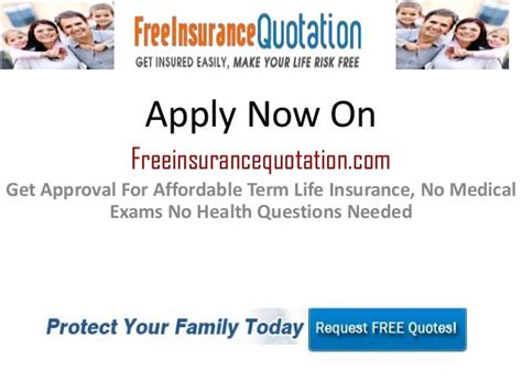 Get Approval For Affordable Term Life Insurance No Medical Exams No