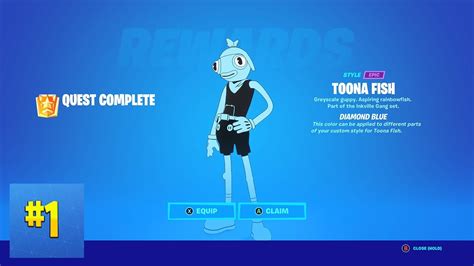 Find Bottles Of Diamond Blue In Gorgeous Gorge Fortnite Toona Fish