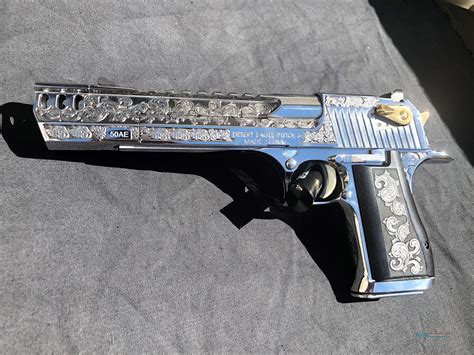 Gorgeous Engraved Desert Eagle 50 C For Sale At