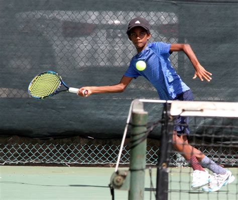 Youngsters clash in RBC junior tennis tournament
