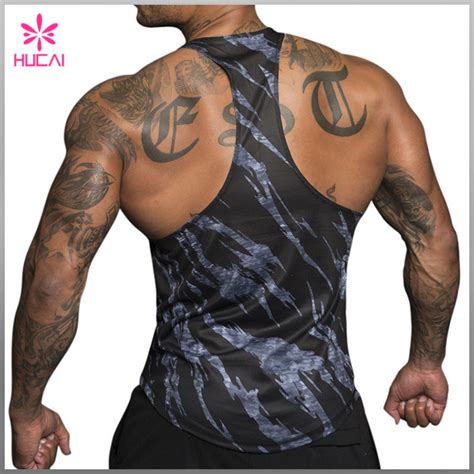 Wholesale Racerback Dry Fit Tank Top Muscle Fit Custom Fitness Clothing