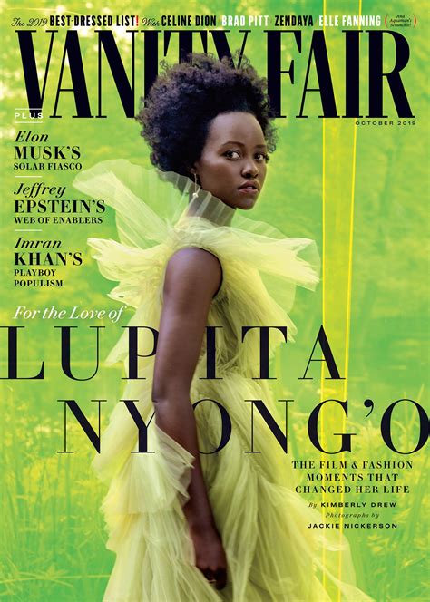 Lupita Nyongo Flaunts Her Natural Hair On Vanity Fairs October 2019