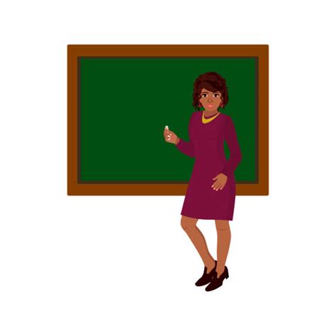 African American Teacher Illustrations Royalty Free Vector Graphics