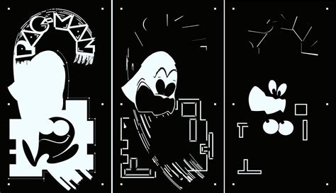 Pac Man Stencil Set Wkickplate Escape Pod Online