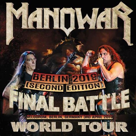 Manowar The Final Battle In Berlin 2019 2cd Ebay