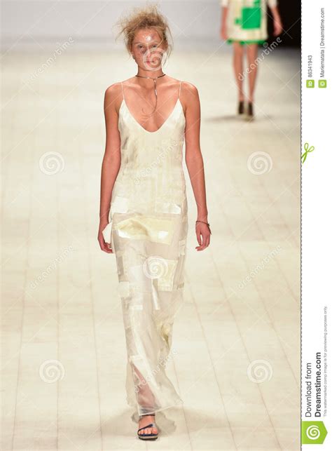 Iva Pfeiffer Fashion Show Editorial Stock Photo Image Of Gown 86341943